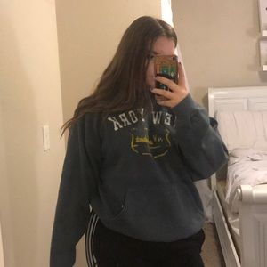 grey ‘New York’ graphic sweatshirt